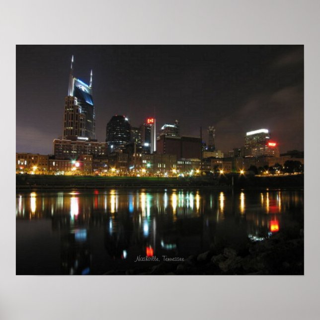 Poster Nashville la nuit (Devant)
