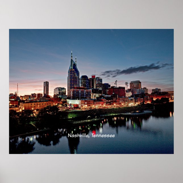 Poster Nashville, Tennessee (Devant)