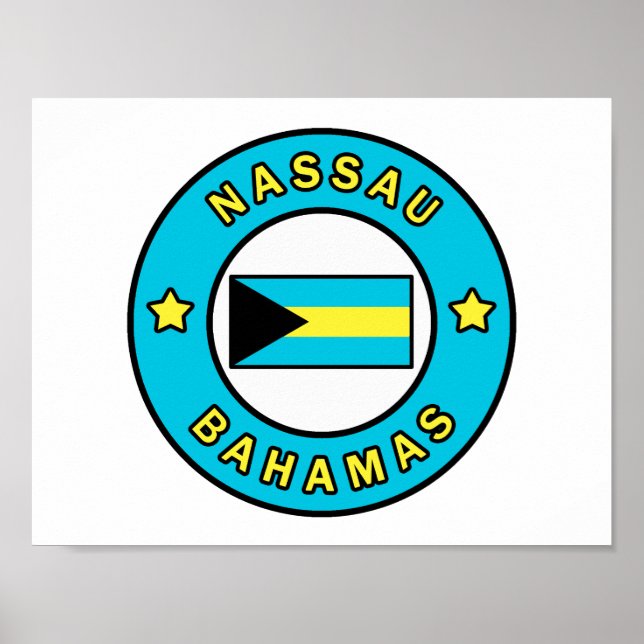 Poster Nassau Bahamas (Devant)