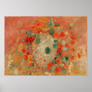 Poster Nasturtiums (1905) par Odilon Redon