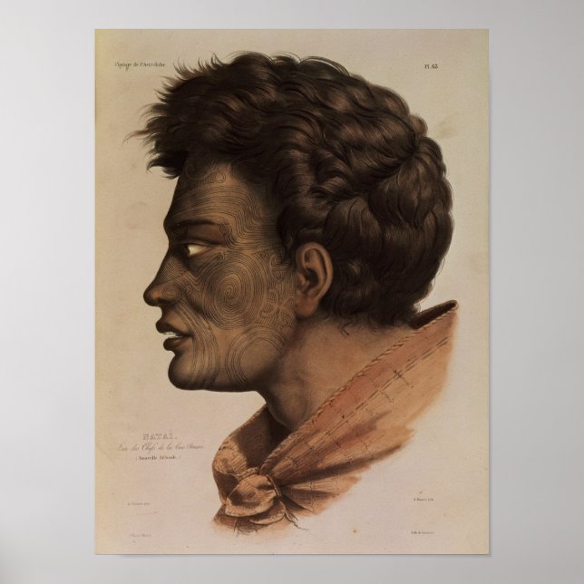 Poster Natai, un chef maori de Bream Bay, Nouvelle-Zéland (Devant)