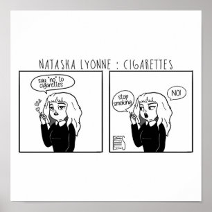 Poster Natasha Lyonne fumant