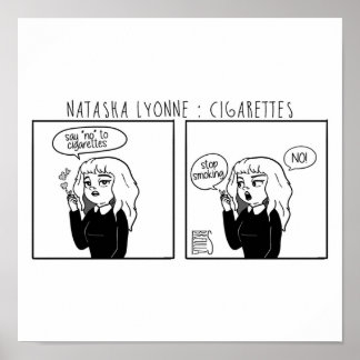 Poster Natasha Lyonne fumant