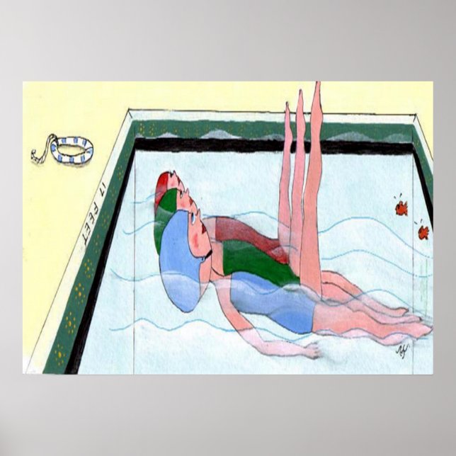 Poster Natation synchronisée (Devant)