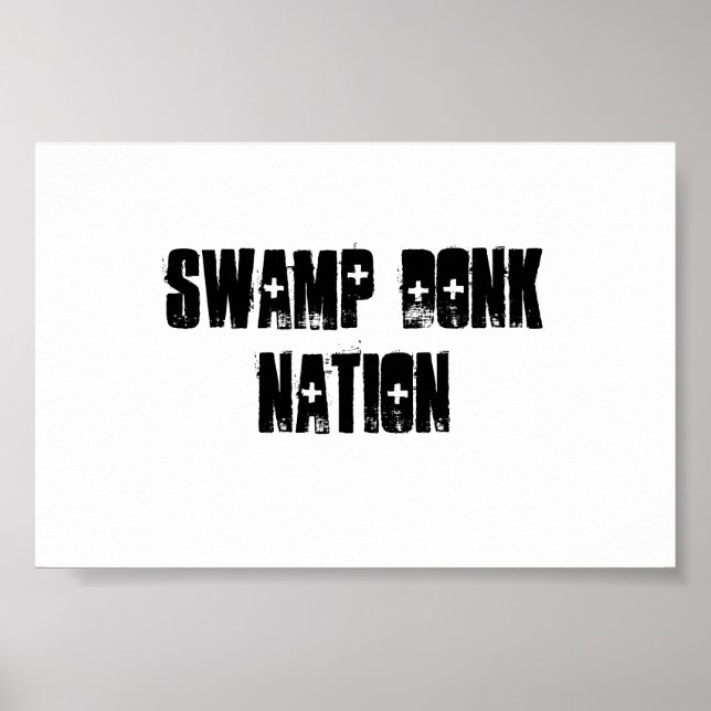 Poster Nation de Donk des marais (Devant)