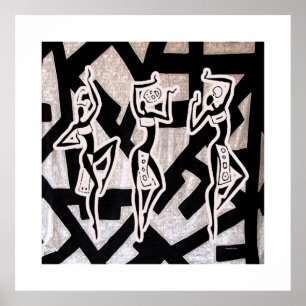 Poster Nation Rhythm Africaine Sous La Grove