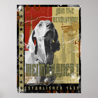 Poster Nation Weimaraner : Weimaraner Vintage