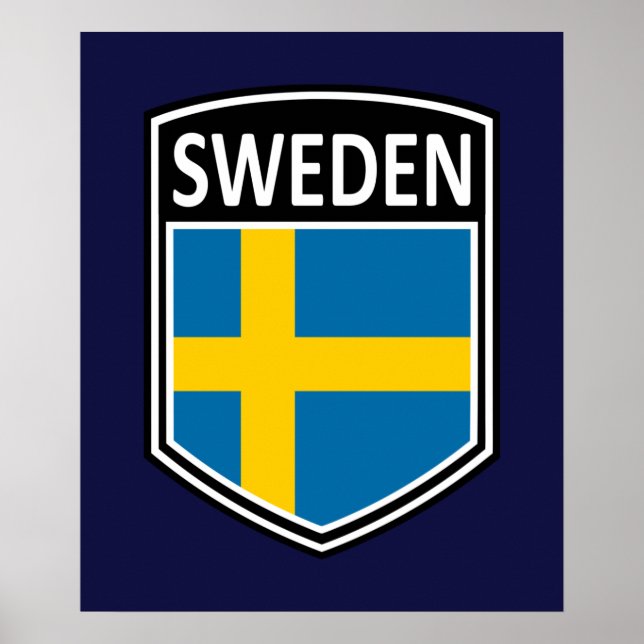 Poster National - Suède (Devant)