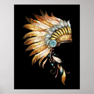 Poster Native American Print 1