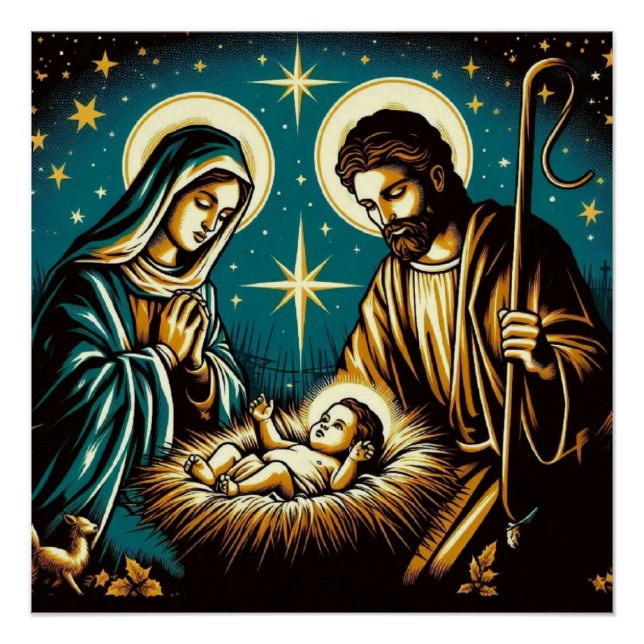Poster Nativité (Devant)