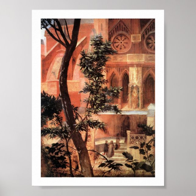 POSTER NATIVITÉ AVEC DES LILLES BLANCHES - MAGIE DE NOËL (Devant)