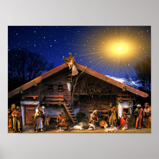 Poster Nativité de Jésus-Christ (Devant)