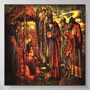Poster Nativité de Noël