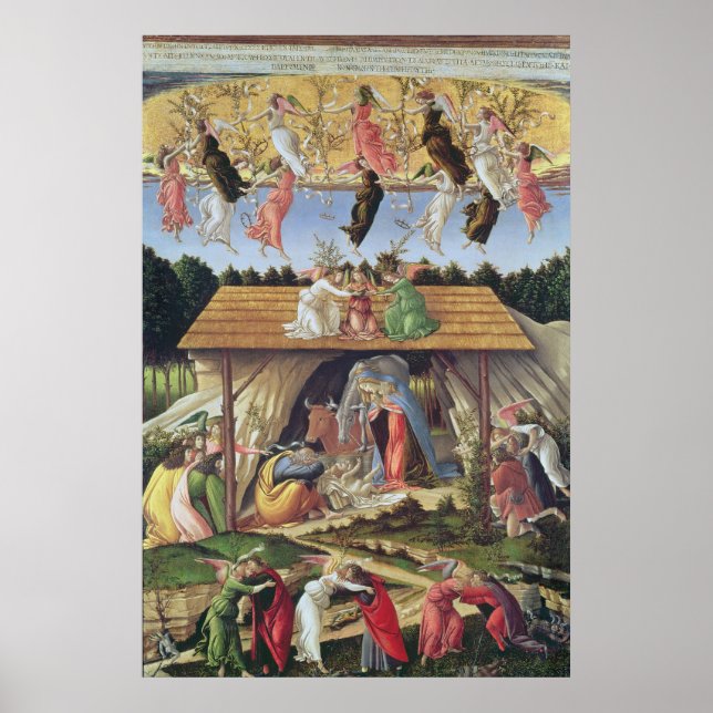 Poster Nativité mystique, 1500 (Devant)