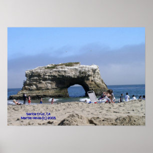 Poster Natural Bridges Beach Imprimer - Sélectionnez votr
