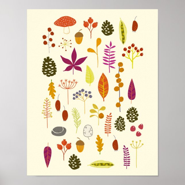 Poster Nature des bois (Devant)