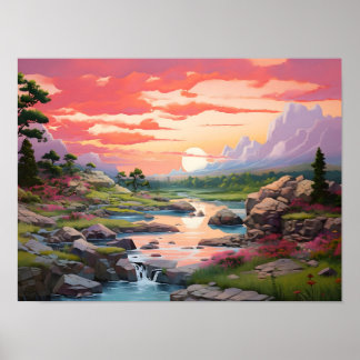 Poster Nature paysage