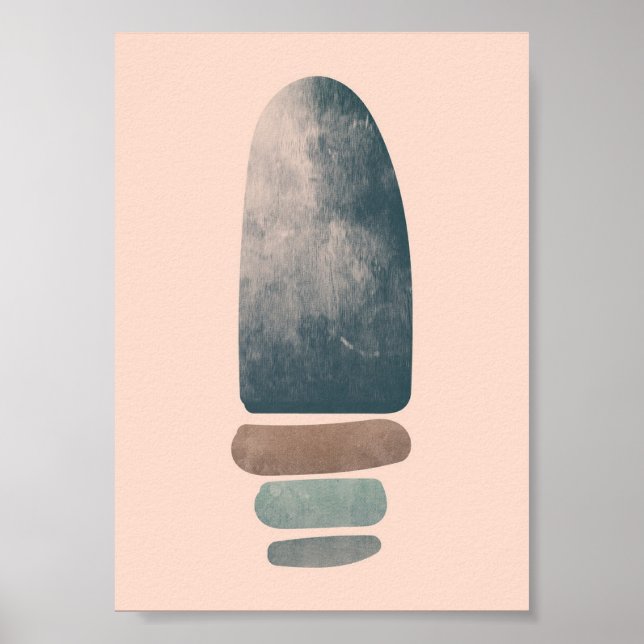 Poster Naturel Simple Boho Dessins Boho Chic Aesthétique (Devant)