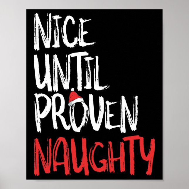 Poster Naughty Christmas (Devant)