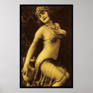 Poster Naughty Flapper Girl