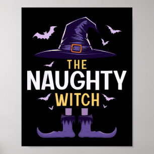 Poster Naughty Halloween Witch Group Costume correspondan