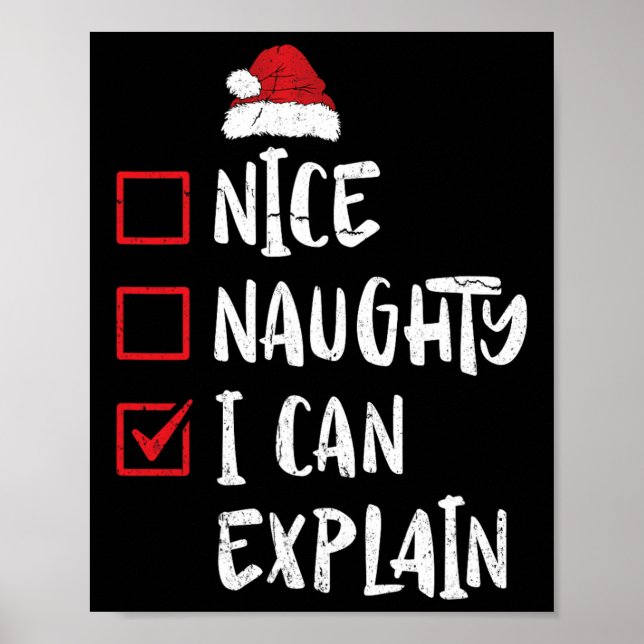 Poster Naughty I (Devant)
