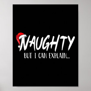 Poster Naughty Mais Je Peux Expliquer Drôle Couples De No
