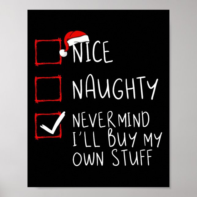 Poster Naughty Never Mind (Devant)
