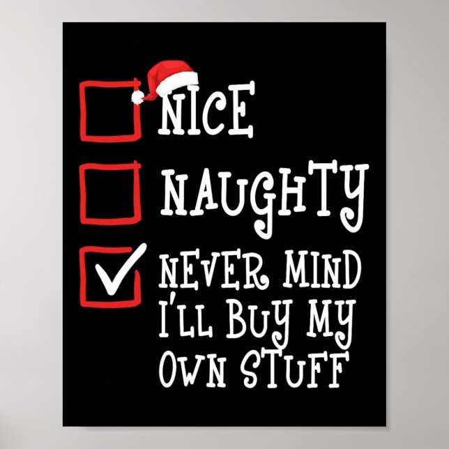 Poster Naughty Never Mind (Devant)