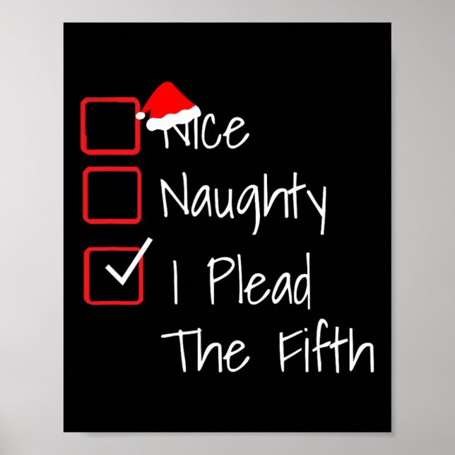 Poster Naughty Nice J'Ai Mené La Cinquième Fantaisie Noir (Devant)