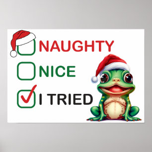 Poster Naughty ou Nice
