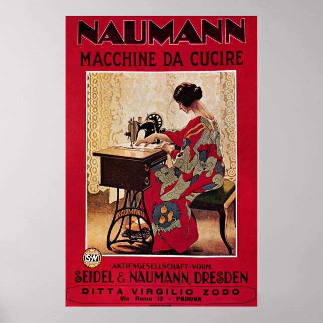 Poster Naumann Macchine da Cucire (Devant)