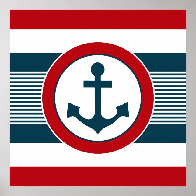Poster Nautical design (Devant)
