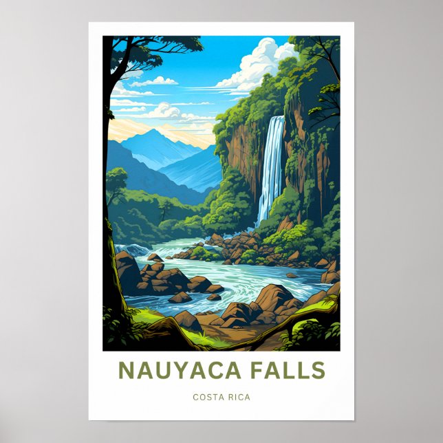 Poster Nauyaca Falls Costa Rica Imprimer (Devant)