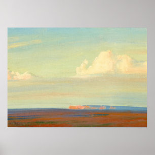 Poster Navajo Land, sud-ouest de Chinle par Maynard Dixon