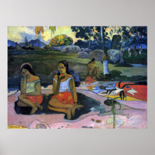 Poster Nave Nave Moe by Eugène Henri Paul Gauguin