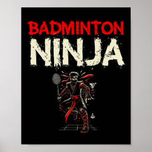 Poster Navette Badminton Ninja