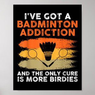 Poster Navette Badminton Player 4