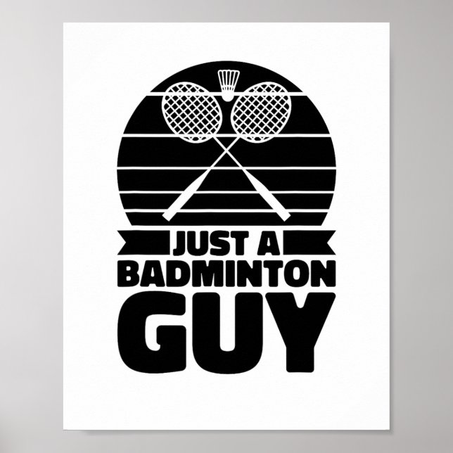 Poster Navette Racquet Court Racket - L'Équipe Juste Un B (Devant)