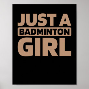 Poster Navette Raquet Team Racquet Court Juste Un Badmint