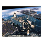 Navette spatiale ancrée