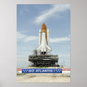 Poster navette spatiale Atlantis