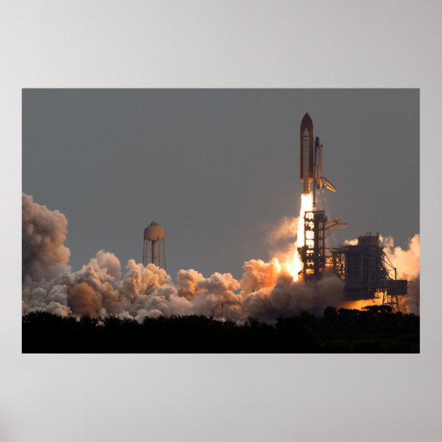 Poster Navette spatiale Atlantis (Devant)