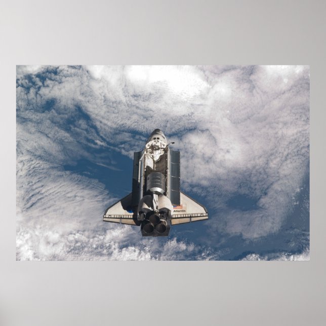 Poster Navette spatiale Atlantis (Devant)