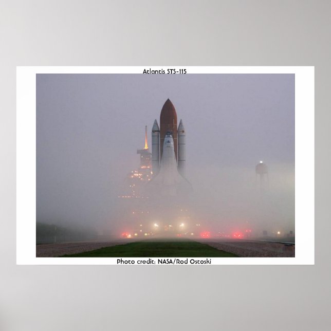 Poster Navette spatiale Atlantis - STS-115 (Devant)