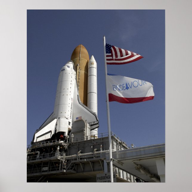 Poster Navette spatiale Endeavour (Devant)