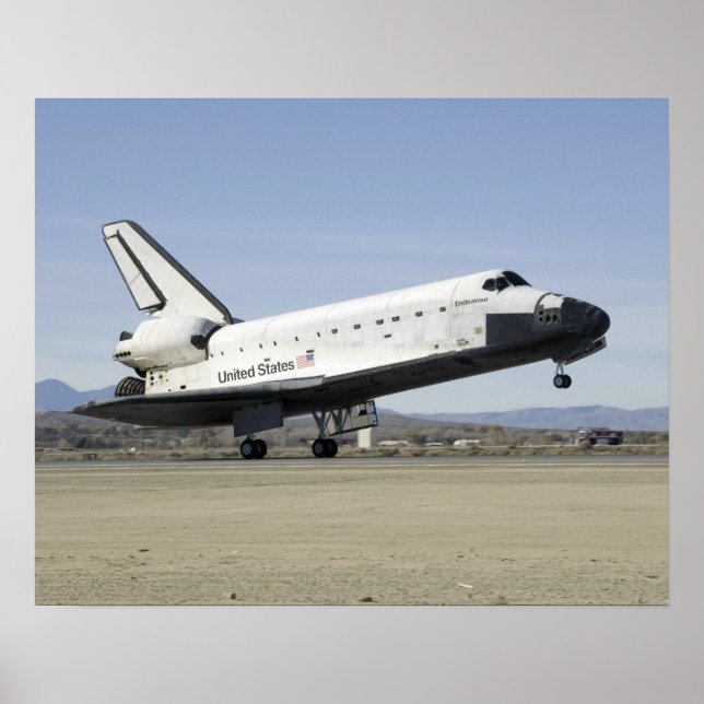 Poster Navette spatiale Le train d'atterrissage principal (Devant)