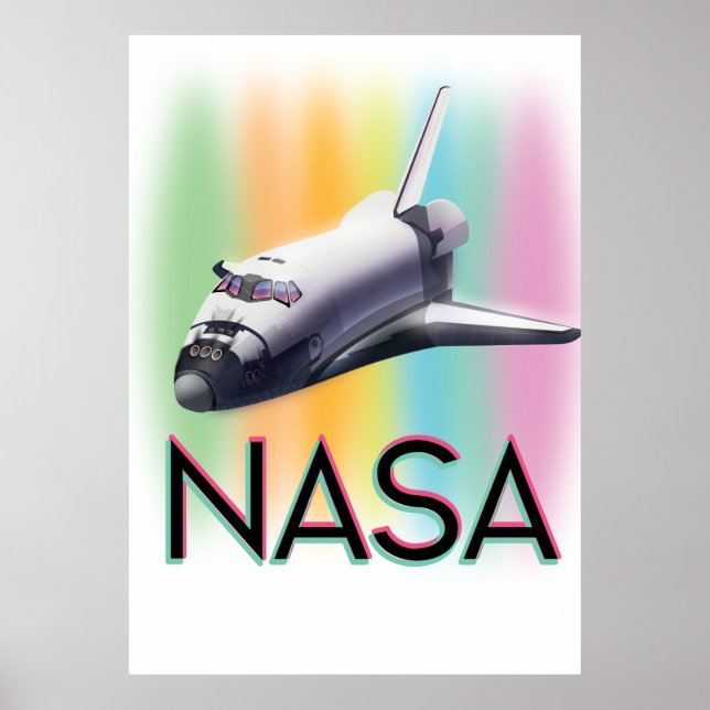 Poster Navette spatiale NASA (Devant)