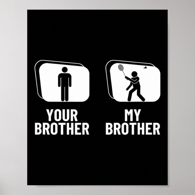 Poster Navette Ton Frère Ma Frère Soeur Drôle (Devant)
