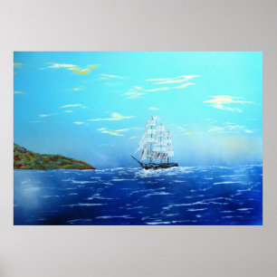 Poster Navigation dans la baie de Drake